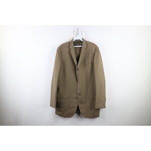 Vtg 50s 60s Palm Beach Mens 44 Extra Long 3 Button Summer Suit Coat Jacket USA